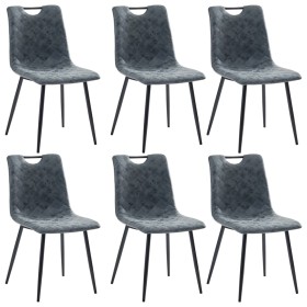 Dining chairs 6 units black synthetic leather by vidaXL, dining chairs - Ref: Foro24-278644, Price: 389,99 €, Discount: %