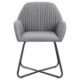 Dining chairs 4 units light gray fabric by vidaXL, dining chairs - Ref: Foro24-277094, Price: 377,25 €, Discount: %