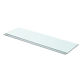 Shelves 2 units transparent glass panel 70x20 cm by vidaXL, Shelves and shelves - Ref: Foro24-3051569, Price: 27,99 €, Discou...