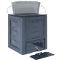 Compostadores de jardín 3 unidades gris 780 L 60x60x73 cm de vidaXL, Compostadores - Ref: Foro24-278920, Precio: 188,08 €, De...