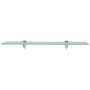 Floating shelves 2 units glass 8 mm 60x10 cm by vidaXL, Shelves and shelves - Ref: Foro24-3051497, Price: 27,43 €, Discount: %