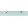 Floating shelves 2 units glass 8 mm 60x10 cm by vidaXL, Shelves and shelves - Ref: Foro24-3051497, Price: 27,43 €, Discount: %