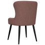 Dining chairs 4 units brown fabric by vidaXL, dining chairs - Ref: Foro24-278806, Price: 293,20 €, Discount: %