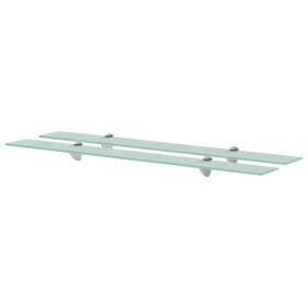 Floating shelves 2 units glass 8 mm 90x20 cm by vidaXL, Shelves and shelves - Ref: Foro24-3051524, Price: 48,11 €, Discount: %