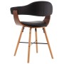 Dining chairs 6 pcs synthetic leather and black curved wood by vidaXL, dining chairs - Ref: Foro24-279492, Price: 601,99 €, D...