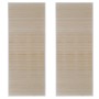 Rectangular natural bamboo rugs 2 units 120x180 cm by vidaXL, Rugs - Ref: Foro24-278744, Price: 47,50 €, Discount: %