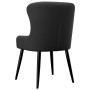 Sillas de comedor 6 unidades tela negro de vidaXL, Sillas de comedor - Ref: Foro24-278819, Precio: 417,87 €, Descuento: %