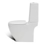 Juego de váter WC y bidé de cerámica blanca de vidaXL, Baños y bidés - Ref: Foro24-270059, Precio: 389,40 €, Descuento: %