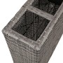 Tall planter with 4 pots 2 pcs gray synthetic rattan by vidaXL, Pots and planters - Ref: Foro24-279080, Price: 291,62 €, Disc...