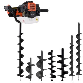 Auger set with steel soil drilling auger by vidaXL, Helical augers - Ref: Foro24-279577, Price: 420,99 €, Discount: %