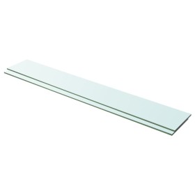 Shelves 2 units transparent glass panel 100x15 cm by vidaXL, Shelves and shelves - Ref: Foro24-3051583, Price: 32,91 €, Disco...