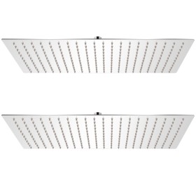 Rainfall shower head 2 units stainless steel 30x50 cm by vidaXL, shower heads - Ref: Foro24-275946, Price: 143,99 €, Discount: %