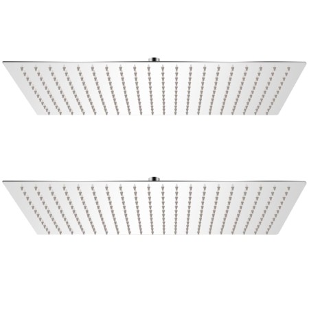 Rainfall shower head 2 units stainless steel 30x50 cm by vidaXL, shower heads - Ref: Foro24-275946, Price: 143,99 €, Discount: %