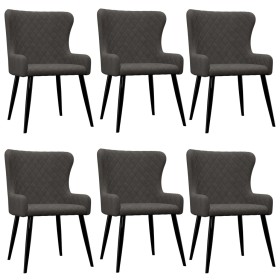 Dining chairs 6 units gray velvet by vidaXL, dining chairs - Ref: Foro24-279166, Price: 412,20 €, Discount: %