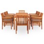 Garden dining set 9 pieces and solid acacia wood cushions by vidaXL, Garden sets - Ref: Foro24-278906, Price: 1,00 €, Discoun...