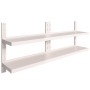 Floating shelves 2 levels 2 units stainless steel 200x30cm by vidaXL, Shelves and shelves - Ref: Foro24-3055899, Price: 176,0...