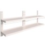 Floating shelves 2 levels 2 units stainless steel 200x30cm by vidaXL, Shelves and shelves - Ref: Foro24-3055899, Price: 176,0...