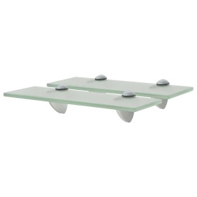 Floating shelves 2 units glass 8 mm 30x20 cm by vidaXL, Shelves and shelves - Ref: Foro24-3051534, Price: 26,57 €, Discount: %