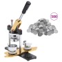 Badge making machine with 500 pieces of 44 mm badges by vidaXL, Crafts - Ref: Foro24-3056505, Price: 171,44 €, Discount: %