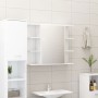 3-piece glossy white engineered wood bathroom furniture set by vidaXL, Bathroom furniture - Ref: Foro24-3056958, Price: 199,8...