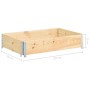 Arriate de madera maciza de pino 50x100 cm de vidaXL, Maceteros y jardineras - Ref: Foro24-3055164, Precio: 34,27 €, Descuent...