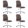 Dining chair 4 units in taupe gray fabric by vidaXL, dining chairs - Ref: Foro24-3056539, Price: 223,41 €, Discount: %