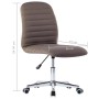 Dining chair 4 units in taupe gray fabric by vidaXL, dining chairs - Ref: Foro24-3056539, Price: 223,41 €, Discount: %