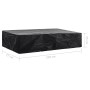 Fundas de muebles de jardín 2 uds 8 ojales 218x77x55 cm de vidaXL, Fundas para muebles de jardín - Ref: Foro24-279133, Precio...