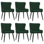 Dining chairs 6 units green velvet by vidaXL, dining chairs - Ref: Foro24-279164, Price: 513,99 €, Discount: %