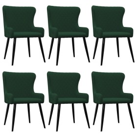 Dining chairs 6 units green velvet by vidaXL, dining chairs - Ref: Foro24-279164, Price: 513,60 €, Discount: %