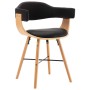 Dining chairs 4 pcs synthetic leather and black curved wood by vidaXL, dining chairs - Ref: Foro24-279493, Price: 415,99 €, D...