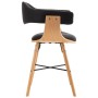 Dining chairs 4 pcs synthetic leather and black curved wood by vidaXL, dining chairs - Ref: Foro24-279493, Price: 415,99 €, D...