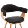 Dining chairs 4 pcs synthetic leather and black curved wood by vidaXL, dining chairs - Ref: Foro24-279493, Price: 415,99 €, D...