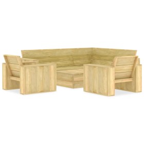 Gartenmöbel-Set 4-teilig aus imprägniertem Kiefernholz von vidaXL, Gartensets - Ref: Foro24-3053193, Preis: 809,95 €, Rabatt: %