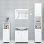 Bathroom furniture set 4 pieces white plywood by vidaXL, Bathroom furniture - Ref: Foro24-3056880, Price: 176,28 €, Discount: %