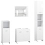 Bathroom furniture set 4 pieces white plywood by vidaXL, Bathroom furniture - Ref: Foro24-3056880, Price: 176,28 €, Discount: %