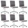 Dining chairs 6 units light gray fabric by vidaXL, dining chairs - Ref: Foro24-279580, Price: 315,99 €, Discount: %