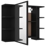 3-piece black engineered wood bathroom furniture set by vidaXL, Bathroom furniture - Ref: Foro24-3056953, Price: 184,16 €, Di...