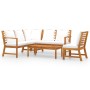 Garden furniture 5 pcs cream cushions solid acacia wood by vidaXL, Garden sets - Ref: Foro24-3057770, Price: 561,08 €, Discou...