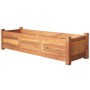 Arriates elevados de jardín 2 pzas madera acacia 100x30x25 cm de vidaXL, Maceteros y jardineras - Ref: Foro24-3057522, Precio...