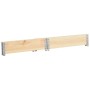 Arriate de madera maciza de pino 100x100 cm de vidaXL, Maceteros y jardineras - Ref: Foro24-3055168, Precio: 40,99 €, Descuen...