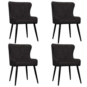 Sillas de comedor 4 unidades terciopelo negro de vidaXL, Sillas de comedor - Ref: Foro24-279167, Precio: 410,08 €, Descuento: %