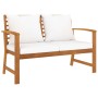 Garden furniture 3 pcs cushions solid acacia wood by vidaXL, Garden sets - Ref: Foro24-3057788, Price: 357,91 €, Discount: %