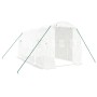 Greenhouse with white steel structure 8 m² 4x2x2 m by vidaXL, Greenhouses - Ref: Foro24-3188028, Price: 144,68 €, Discount: %