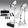 Photo studio kit with backdrop and light set by vidaXL, Flashes and studio lighting - Ref: Foro24-3051361, Price: 161,98 €, D...