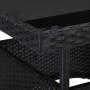 Garden furniture 3 pieces synthetic rattan and black glass by vidaXL, Garden sets - Ref: Foro24-3058308, Price: 253,75 €, Dis...