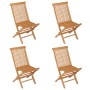 Garten-Essgruppe 5-teilig aus massivem Teakholz von vidaXL, Gartensets - Ref: Foro24-3059583, Preis: 325,99 €, Rabatt: %