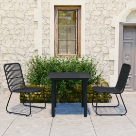 3-piece garden dining set synthetic rattan and glass by vidaXL, Garden sets - Ref: Foro24-3060249, Price: 317,64 €, Discount: %