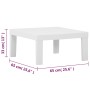 Set de muebles de jardín 4 piezas con cojines plástico blanco de vidaXL, Conjuntos de jardín - Ref: Foro24-3059831, Precio: 3...