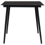 Juego de comedor para jardín 5 piezas ratán PVC negro de vidaXL, Conjuntos de jardín - Ref: Foro24-3060214, Precio: 395,05 €,...